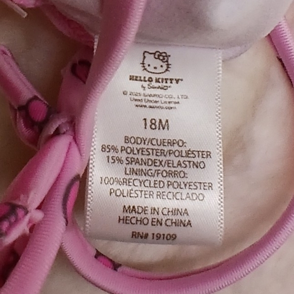 Hello Kitty 2-Piece Swimsuit Set | Size 18M | UPF 50 - NWT - Picture 6 of 14
